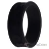 Picture of Silicone Wedding Flower Ring - Black by ROQ for Women - 7 mm Ring