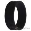 Picture of Silicone Wedding Flower Ring - Black by ROQ for Women - 9 mm Ring