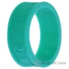 Picture of Silicone Wedding Flower Ring - Turquoise by ROQ for Women - 5 mm Ring