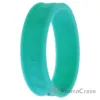 Picture of Silicone Wedding Flower Ring - Turquoise by ROQ for Women - 11 mm Ring
