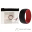 Picture of Silicone Wedding 2Layer Dome Ring - Red-Black by ROQ for Men - 8 mm Ring