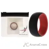 Picture of Silicone Wedding 2Layer Dome Ring - Red-Black by ROQ for Men - 9 mm Ring