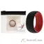 Picture of Silicone Wedding 2Layer Dome Ring - Red-Black by ROQ for Men - 9 mm Ring