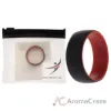 Picture of Silicone Wedding 2Layer Dome Ring - Red-Black by ROQ for Men - 14 mm Ring