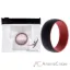 Picture of Silicone Wedding 2Layer Dome Ring - Red-Black by ROQ for Men - 15 mm Ring