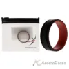 Picture of Silicone Wedding 2Layer Lines Ring - Red-Black by ROQ for Men - 16 mm Ring