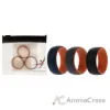 Picture of Silicone Wedding 2Layer Dome Ring Set - Orange by ROQ for Men - 3 x 11 mm Ring