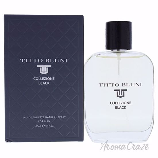 Collezione Black by Titto Bluni for Men - 3.4 oz EDT Spray