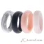 Picture of Silicone Wedding Ring Set - Marble by ROQ for Women - 4 x 5 mm Ring