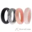 Picture of Silicone Wedding Ring Set - Marble by ROQ for Women - 4 x 7 mm Ring