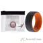 Picture of Silicone Wedding 2Layer Lines Ring - Orang-Grey by ROQ for Men - 7 mm Ring