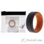 Picture of Silicone Wedding 2Layer Lines Ring - Orang-Grey by ROQ for Men - 9 mm Ring