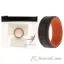 Picture of Silicone Wedding 2Layer Lines Ring - Orang-Grey by ROQ for Men - 10 mm Ring