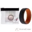 Picture of Silicone Wedding 2Layer Lines Ring - Orang-Grey by ROQ for Men - 14 mm Ring