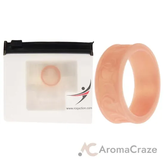 Picture of Silicone Wedding Flower Ring - Rose Gold by ROQ for Women - 6 mm Ring