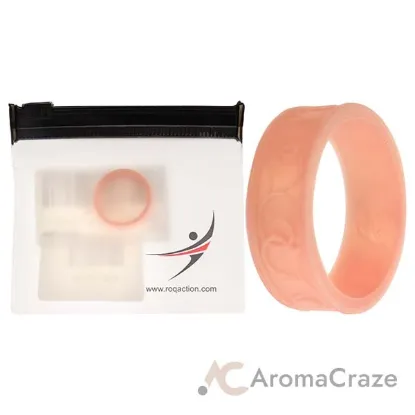 Picture of Silicone Wedding Flower Ring - Rose Gold by ROQ for Women - 8 mm Ring