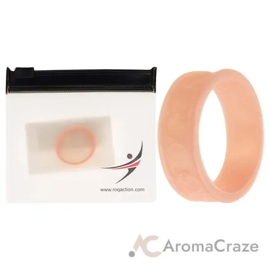 Picture of Silicone Wedding Flower Ring - Rose Gold by ROQ for Women - 10 mm Ring