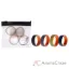 Picture of Silicone Wedding 2Layer Dome Ring Set - Orange by ROQ for Men - 4 x 15 mm Ring