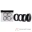Picture of Silicone Wedding 2Layer Lines Ring Set - Silver-Camo by ROQ for Men - 4 x 14 mm Ring
