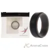 Picture of Silicone Wedding 2Layer Step Ring - Grey-Black by ROQ for Men - 11 mm Ring