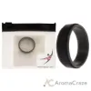 Picture of Silicone Wedding 2Layer Step Ring - Grey-Black by ROQ for Men - 13 mm Ring