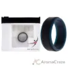 Picture of Silicone Wedding 2Layer Step Ring - Blue-Black by ROQ for Men - 8 mm Ring