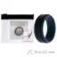 Picture of Silicone Wedding 2Layer Step Ring - Blue-Black by ROQ for Men - 8 mm Ring