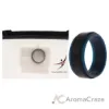 Picture of Silicone Wedding 2Layer Step Ring - Blue-Black by ROQ for Men - 9 mm Ring