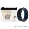 Picture of Silicone Wedding 2Layer Step Ring - Blue-Black by ROQ for Men - 11 mm Ring