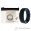 Picture of Silicone Wedding 2Layer Step Ring - Blue-Black by ROQ for Men - 16 mm Ring