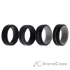 Picture of Silicone Wedding 2Layer Middle Line Ring Set - Black-Camo by ROQ for Men - 4 x 7 mm Ring