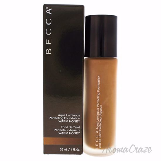 Aqua Luminous Perfecting Foundation - Warm Honey by Becca fo