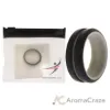 Picture of Silicone Wedding 2Layer Middle Line Ring - Grey-Black by ROQ for Men - 9 mm Ring