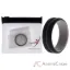 Picture of Silicone Wedding 2Layer Middle Line Ring - Grey-Black by ROQ for Men - 12 mm Ring
