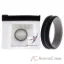 Picture of Silicone Wedding 2Layer Middle Line Ring - Grey-Black by ROQ for Men - 15 mm Ring