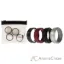 Picture of Silicone Wedding Twin Step Ring Set - Bordeaux by ROQ for Men - 4 x 10 mm Ring