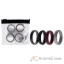 Picture of Silicone Wedding Twin Step Ring Set - Bordeaux by ROQ for Men - 4 x 11 mm Ring