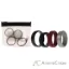 Picture of Silicone Wedding Twin Step Ring Set - Bordeaux by ROQ for Men - 4 x 12 mm Ring