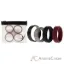 Picture of Silicone Wedding Twin Step Ring Set - Bordeaux by ROQ for Men - 4 x 16 mm Ring