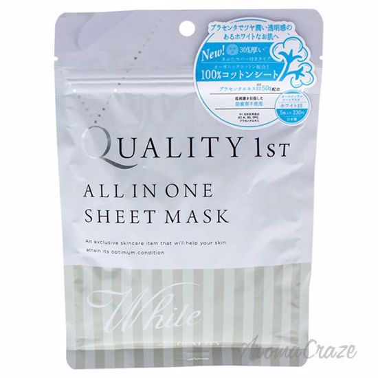 Quality 1st All in One Sheet Mask White by Quality First for