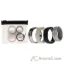 Picture of Silicone Wedding Twin Middle Line Ring Set - Marble by ROQ for Men - 4 x 12 mm Ring