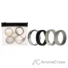 Picture of Silicone Wedding Twin Middle Line Ring Set - Marble by ROQ for Men - 4 x 13 mm Ring