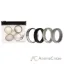 Picture of Silicone Wedding Twin Middle Line Ring Set - Marble by ROQ for Men - 4 x 13 mm Ring