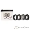 Picture of Silicone Wedding Step Ring Set - Black-Camo by ROQ for Men - 4 x 4 mm Ring