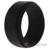 Picture of Silicone Wedding Step Single Ring - Black by ROQ for Men - 4 mm Ring