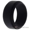 Picture of Silicone Wedding Step Single Ring - Black by ROQ for Men - 5 mm Ring