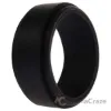 Picture of Silicone Wedding Step Single Ring - Black by ROQ for Men - 6 mm Ring