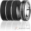 Picture of Silicone Wedding Twin 2Layer Ring Set - Black by ROQ for Men - 4 x 16 mm Ring