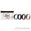 Picture of Silicone Wedding Twin 2Layer Ring Set - MultiColor by ROQ for Men - 4 x 10 mm Ring