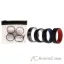Picture of Silicone Wedding Twin 2Layer Ring Set - MultiColor by ROQ for Men - 4 x 13 mm Ring